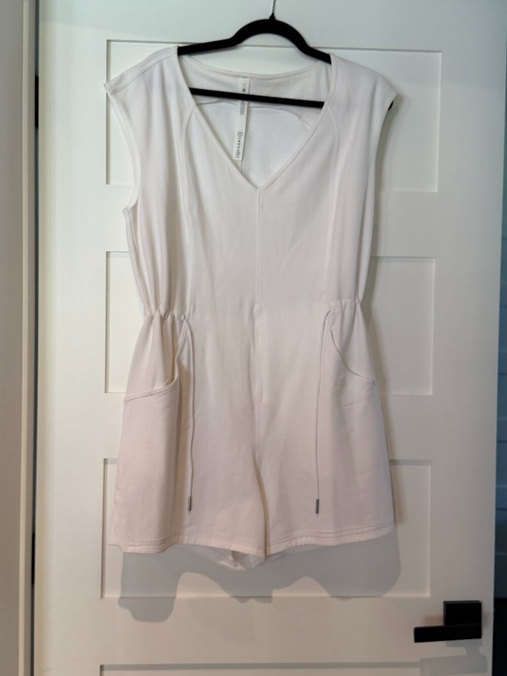 Lululemon Softstreme Sleeveless Romper White Opal Size 8 NWOT